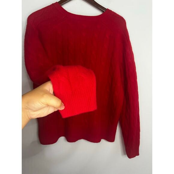 1901 Cashmere Cable Knit Sweater Size XL Minimal wear maybe some small piling - Picture 6 of 7